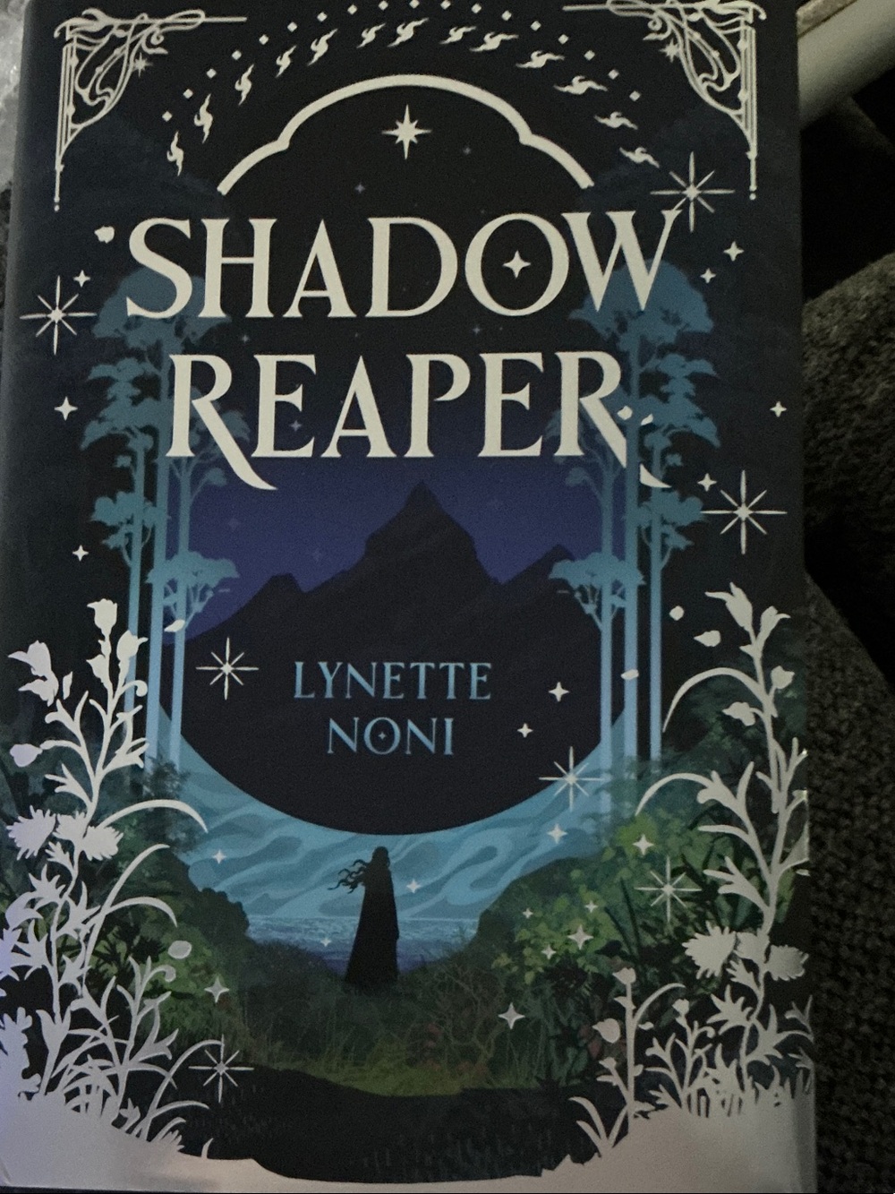 Lynette Noni Shadow Reaper Hardcover - Midnight Blue Book Cover